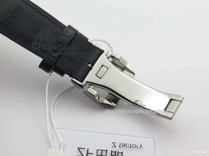 MIROTIME 0517 Reliable Portuguese IW371447 ZF 1:1 Best Edition SS Black Dial On Black Leather Strap A79350 V 7274